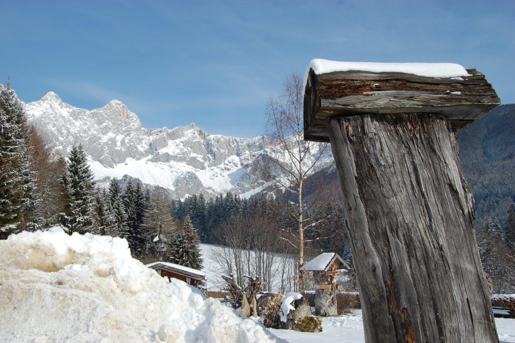 Blick von Filzmoos zum Dachstein