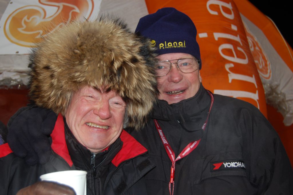 "Rallye-Professor" Rauno Aaltonen und Björn Waldegard